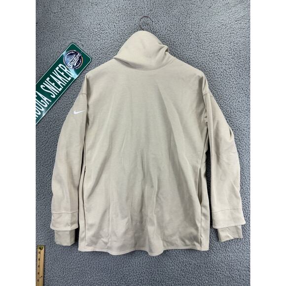 Nike Maternity Sweatshirt Womens Small Tan Brown Pregnancy Clothes Pullover NEW - Picture 7 of 8